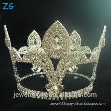 Fashion Design Diamond Round Pageant Tiara crowns for men bridal tiara